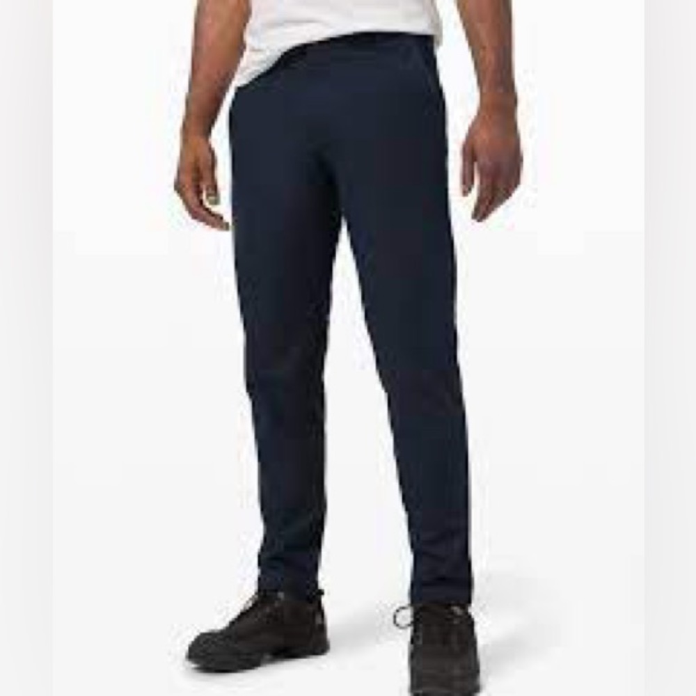 NWT Lululemon Mens Commission Pant Classic *Warpstreme in Obsidian Size 35-32